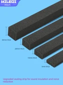 Kapı Pencere Kauçuk Conta Şeridi - 10mm Kalınlık 10mm Genişlik 2m Uzunluk - 3
