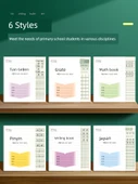 Pinyin Defteri - 20 Sayfa + 5 Kalem - Jiangsu Versiyonu - 1-2 Sınıf - 3