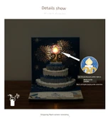 DIY Katlanabilir Doğum Günü Kartı - Altın Dönme Dolap thumbnail 11