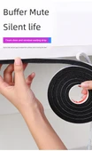 Tek Taraflı Siyah Köpük Sızdırmazlık Şeridi - 10mm Kalınlık 20mm Genişlik 2m Uzunluk - 11