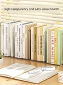 Akrilik Şeffaf Kitap Tutucu - Genişletilmiş 3 Parça Set - 3