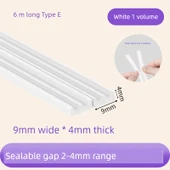 Kapı Çarpma Önleyici Conta Beyaz E Tipi 9mm Genişlik 4mm Kalınlık 6m - 1