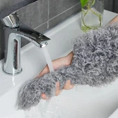 Angel Of Life® Teleskopik 3'lü Mop Toz Alma Püskülü Çok Fonksiyonlu Temizlik Seti thumbnail 3