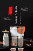 Yüksek Sıcaklık Dayanıklı Tek Kullanımlık Kung Fu Çay Bardağı - 60ml Pirinç Kabuğu Bardak 1 Paket (50 Adet) - 8