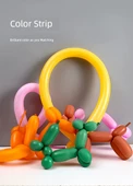 Kalın Roket Balonlar - Beat Silindiri - 1 Paket - 11