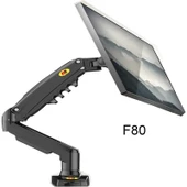 NB F80 Tek Kol Amortisörlü Monitör Tutucu 17-30" Uyumlulu Ergonomik Tasarım - 8