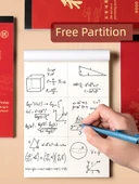 İlham Verici Yazı Deri Kapaklı Taslak Defter - Bölmeli 2 Paket (100 sayfa) - 9
