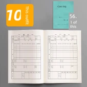 Ders Planı Defteri - Sınıf Günlüğü - 10 Kopya - 560 Sayfa - 1120 Sayfa - 1