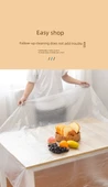 Tek Kullanımlık Plastik Masa Örtüsü - Kırmızı - 100x100cm - 9