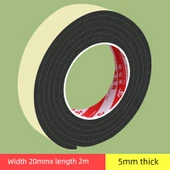 Kapı Pencere Kenar Contası - 5mm Kalınlık 20mm Genişlik 2 Metre - 1