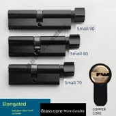 Yatak Odası Kapısı Ahşap Kapı Kolu Kilidi - Küçük 90 Bias (40+50 Dönüş) - 45mm Üstü Kapı Kalınlığı - Genel Amaçlı - Anahtarlı - 2