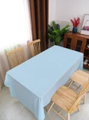 Çocuk Doğum Günü Dikdörtgen Tek Kullanımlık Masa Örtüsü - Açık Mor - 137cm x 274cm [3] - 2