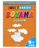 Renkli Harika Boyama Çizgiler Pinokyo Yayınları - 1