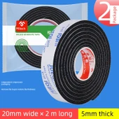 Buzdolabı Kapı Contası - 5mm Kalınlık 20mm Genişlik 2m Uzunluk [2 Paket] - 1