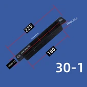 Kalın Ahşap Kapı Parmak İzi Kilit Kutusu - 30-1 - 35-50mm - 1