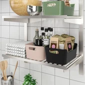 IKEA UPPDATERA Antrasit 24x17 cm Kutu Raf Çekmace Düzenleyici - 2