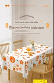 Persimmon Ruyi Tek Kullanımlık Masa Örtüsü - 160x160cm - 15 Yaprak - 7