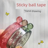 Kristal Yapışkan Top Bant - Mor + Sarı thumbnail 7