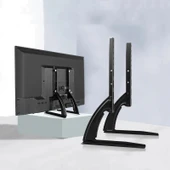 32-75" Evrensel Masaüstü TV Lcd Led Standı Sabit Ekran Yükseklik Ayarlanabilir Şık Dayanıklı Tasarım - 8