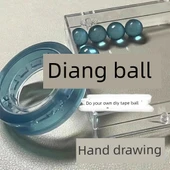 Kristal Yapışkan Top Bant - Mor + Sarı thumbnail 8