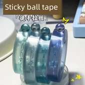 Kristal Yapışkan Top Bant - Mor + Sarı thumbnail 10