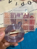 Kristal Yapışkan Top Bant - Mor + Sarı thumbnail 9