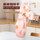 Persimmon Ruyi Tek Kullanımlık Masa Örtüsü - 180x180cm - 36 Yaprak - Eldivenli - 5
