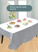 Tek Kullanımlık Masa Örtüsü - Kırmızı 2x2 m (5 Paket 50 Adet) - 2