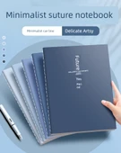 Minimalist A4/B5 Yumuşak Kopya Defter - Yazılmamış/A5-1 (40 sayfa her biri) - 6