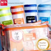 Şeffaf File Çantası - Çince + İngilizce - Süper Kalın İki Kat - 2 Paket - 2