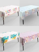 Tek Kullanımlık Su Geçirmez PE Masa Örtüsü - Kaptan Amerika - 180X135CM - 2