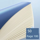 Minimalist A4/B5 Yumuşak Kopya Defter - Yazılmamış/A5-1 (40 sayfa her biri) - 3