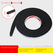 Kapı Pencere Ses Yalıtım Bandı - 10mm genişlik * 2m * 10mm kalınlık - 1
