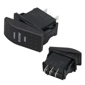 PowerMaster ﻿Sintine Pompa Sembollü Işıksız Yaylı 3 Pinli On-Off 12-24V Marin Switch - 1