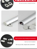 Poster Direği Asma Aksesuarı - 3cm Yapışkan Üst (1) - 9