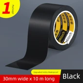Su Geçirmez Küf Önleyici Bant - Geliştirilmiş Siyah - 30mm x 10m - 1