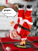 Noel Baba Tırmanma Oyuncakları - Paraşüt Noel Baba - Üç Pil ile - 5