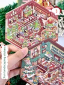 3D Manzara Çıkartmaları - Pembe Tavşan Giyim Mağazası - 4