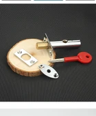 Kolay Kurulum Boru Kuyu Kilidi - Altı Kenarlı Kırmızı Saplı Anahtar (54mm Uzun)/1 - 11