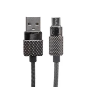 Powermaster Metal Yaylı 3 Amper Micro USB Şarj ve Data Kablosu thumbnail 1