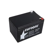 Euroone EO-1212 12 Volt - 12 Amper Bakımsız Kuru Akü - 1
