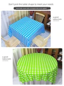 Tek Kullanımlık Kareli Masa Örtüsü - 1.8m x 1.8m Sarı - 10 Adet - 5