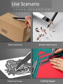 Sanat Bıçağı Siyah Bıçak 30/1 Kutu 25/50 Siyah Bıçak - 5