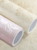 Nem Geçirmez Avrupa Tarzı PVC Duvar Kağıdı - Normal Koyu Gri Mikro Çimento - 60cm Genişlik X 5 Metre Uzunluk - 2