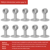 Deliksiz Silikon Kapı Durdurucu - Orta Gri 5 thumbnail 1