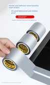Su Geçirmez Küf Önleyici Sızdırmazlık Şeridi - Gümüş - 100mm x 20m - 9
