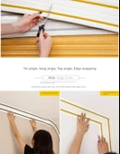 XPE Köpük 3D Duvar Trim Çizgisi - Porselen Beyaz Korna 12cm x 2.3m - 12