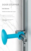Deliksiz Silikon Kapı Durdurucu - Orta Gri 5 thumbnail 8