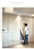 Kalın Su Geçirmez Süt Çayı Rengi Duvar Kapağı - Büyük Boy - 12