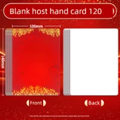 Etkinlikler ve Konuşmalar için Host El Kartları - Kalınlaştırılmış 120 Adet (14x10) - 1